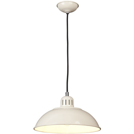 Elstead Franklin - Luminaire suspendu à 1 dôme crème, E27 (1/4)