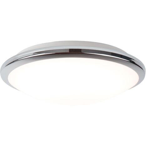 Searchlight Bathroom Flush - Plafonnier LED Salle de Bain Chrome IP44 (1/3)