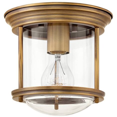 Hadrian Hinkley 1 Lumière Encastré Bronze Brossé avec Verre IP44 (1/4)