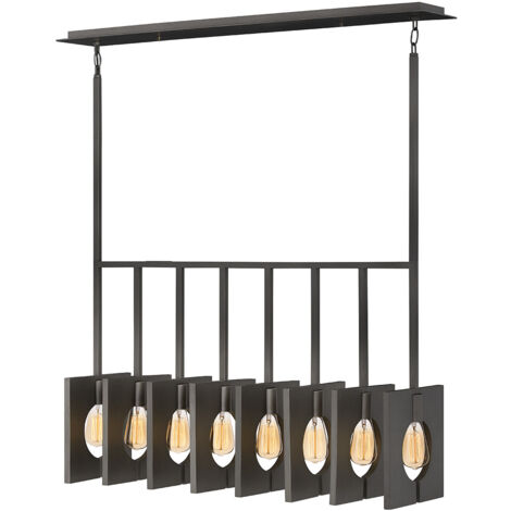 Ludlow Lisa McDennon par Hinkley Suspension 8 Lumières Graphite Brossé (1/5)