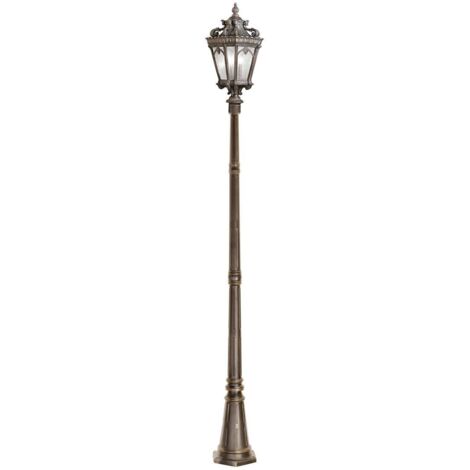 Lanterne extérieure à 3 lumières IP44 – Finition Londonderry – Hauteur 310 cm – Largeur 30,5 cm – Type E14 – Puissance max 60W – Elstead (1/5)