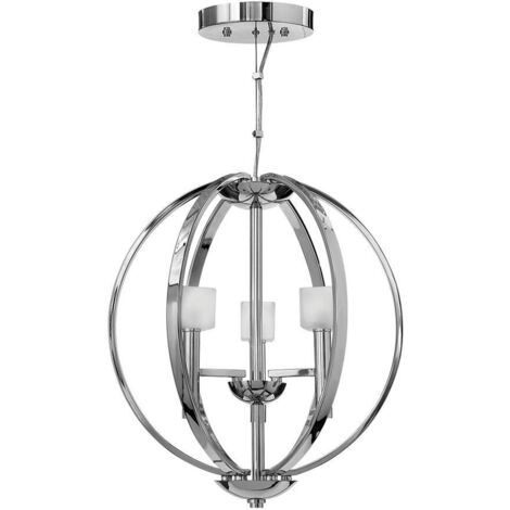 Mondo Hinkley Fredrick Ramond Lustre à 3 Lumières Chrome Poli (1/5)