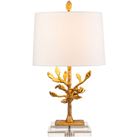 Elstead Audubon Park - Lampe de table 1 lumière dorée, E27 (1/5)