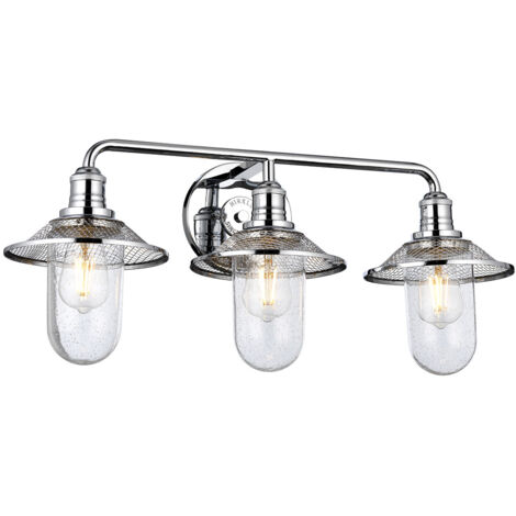 Rigby Applique Hinkley 3 Lumières Chrome Poli IP44 (1/5)