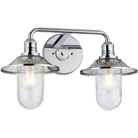 Rigby Applique Hinkley 2 Lumières Chrome Poli IP44 (1/5)
