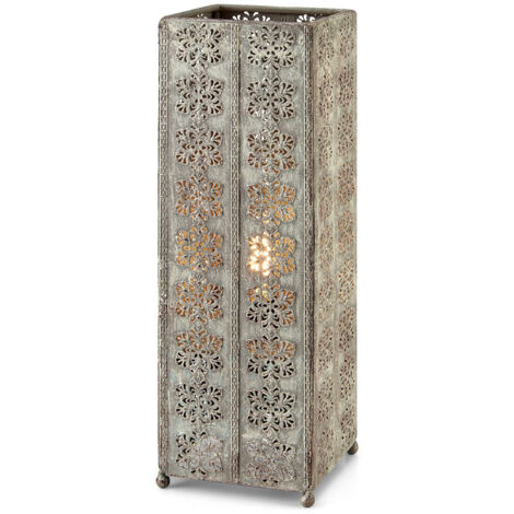 Markslojd AGRA Lampe de table carrée 1 gris clair (1/3)