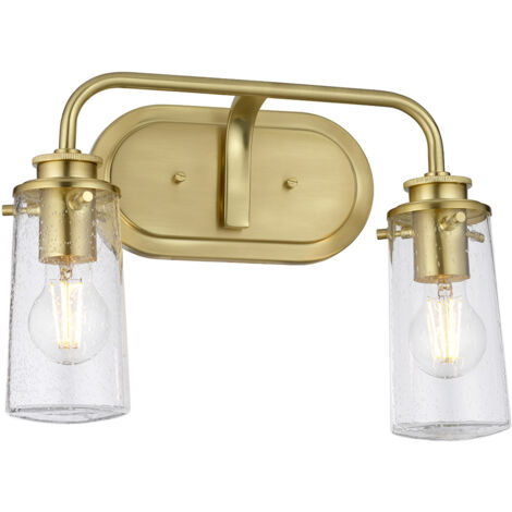 Braelyn Kichler Applique 2 Lumières Laiton Brossé IP44 (1/4)