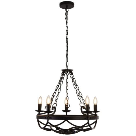 2 Pièces Eclairage Pendentif Chaîne De Fer Pour Plafond Chaîne D