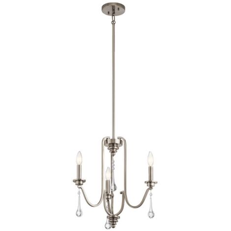Karlee Kichler Lustre à 3 Lumières Classique Étain (1/5)