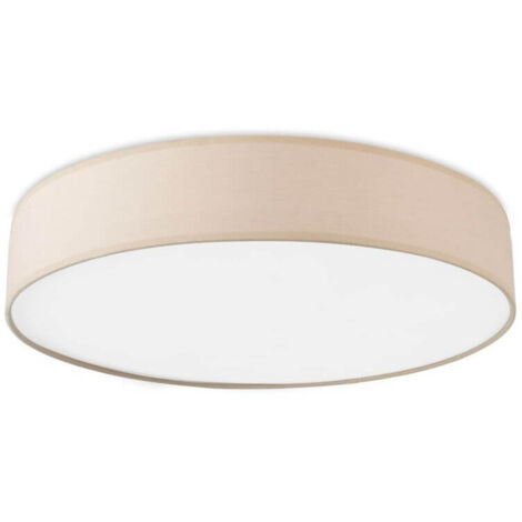 Leds-C4 Bol - Petit Plafonnier LED Tissu Beige (1/4)