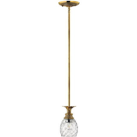 Plantation Suspension à 1 ampoule Hinkley laiton bruni (1/4)