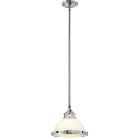 Elstead Amelia - Mini suspension plafonnier à 1 ampoule en chrome, E27 (1/3)