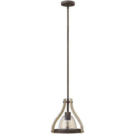 Elstead Middlefield - Mini suspension à 1 lumière pour plafond, fer rouille, E27 (1/3)