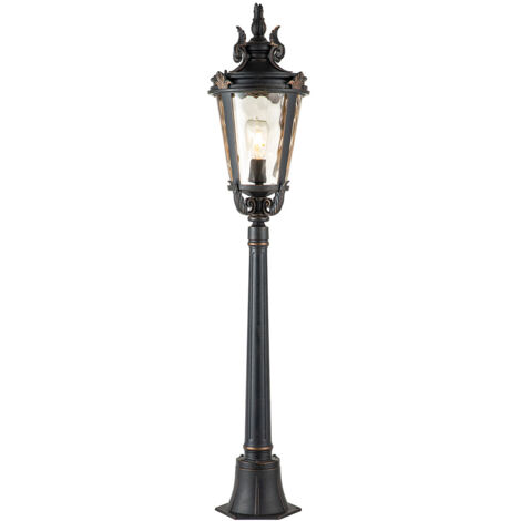 Elstead Baltimore - Lanterne extérieure moyenne à 1 lumière, bronze vieilli IP44, E27 (1/5)