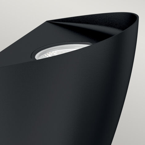 Elstead Vendela Applique d'extérieur affleurante noire, 3000K, IP65