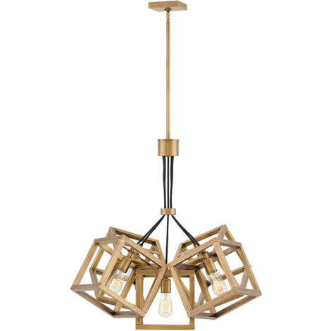 Ensemble Hinkley Fredrick Ramond Suspension à 5 Lumières Bronze Brossé (1/5)