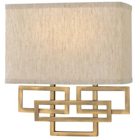 Elstead Lanza - Applique murale d'intérieur à 2 ampoules, bronze brossé, E14 (1/5)