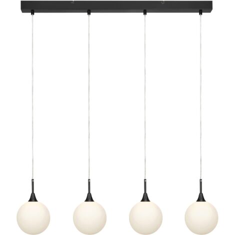 Markslojd QUATTRO - Plafonnier à 4 ampoules, noir, G9 (1/3)