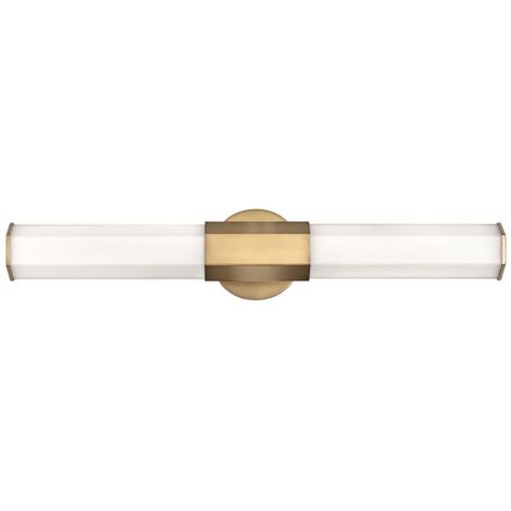 Elstead Hinkley Facet Applique de salle de bain LED intégrée Heritage Laiton, 3000K, IP44 (1/5)