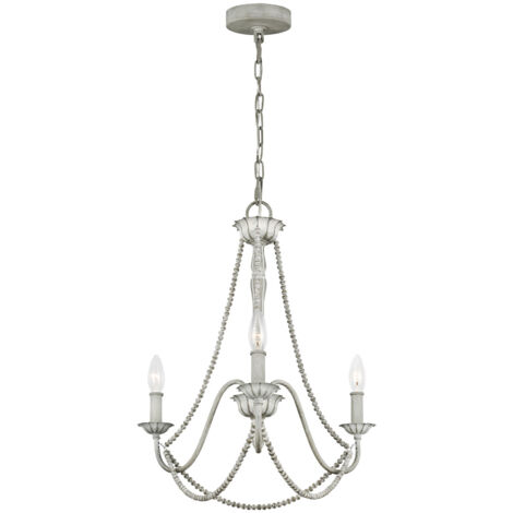 Maryville Lustre Feiss 3 Lumières Gris Délavé (1/4)