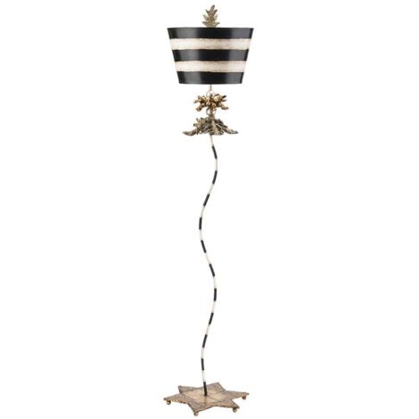 Elstead South Beach - Lampadaire à 1 lumière noir, or, E27 (1/5)