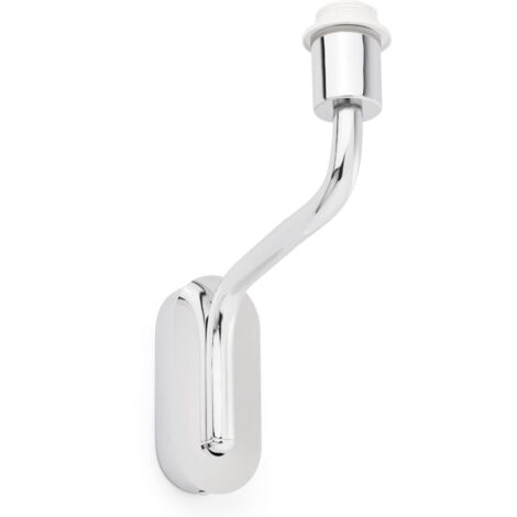 Faro Eterna - Applique murale d'intérieur à 1 ampoule Chrome - Abat-jour non inclus, E27 (1/5)