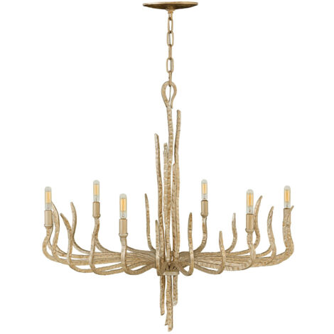 Elstead Spyre - Lustre à 6 ampoules au fini doré, E14 (1/5)