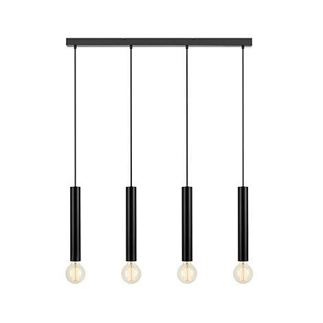 Markslojd SENCILLO Suspension Plafond Bar 4 Lumières Noir (1/3)