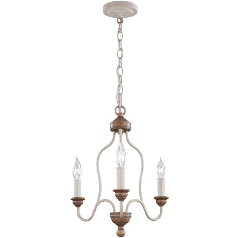 Elstead Hartsville - Lustre 3 Lumières Fini Beachwood, E14 (1/5)