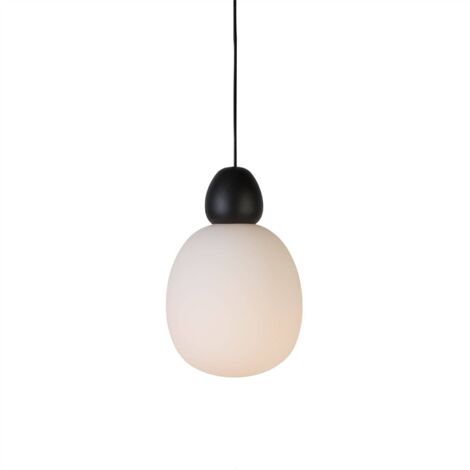Belid Buddy - Suspension à 1 ampoule Globe, structure noire, E14 (1/2)
