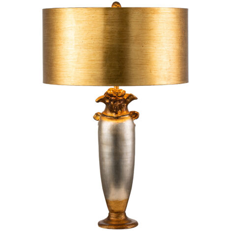 Elstead Bienville - Lampe de table 1 lumière Or, Argent, E27 (1/5)