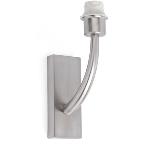 Faro Rem - Applique murale d'intérieur à 1 ampoule nickel satiné - Abat-jour non inclus, E27 (1/4)