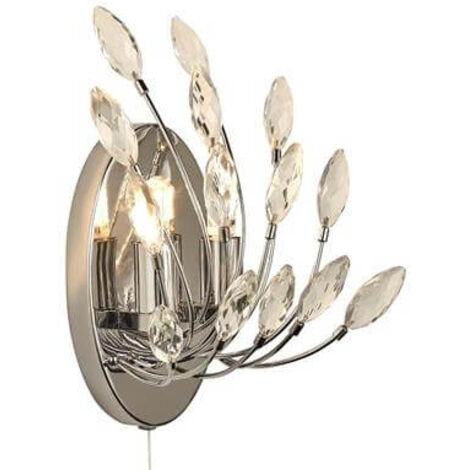 Applique Classique en Laiton Vieux Et Abat-Jour 2 Lumières Bga 2152