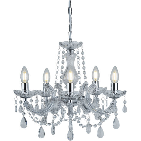 Lustre originl en cristl Mri Theresien Lobmeyr, richement décoré Lustre originl en cristl Mri Theresien Lobmeyr, richement décoré
