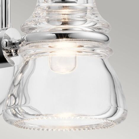 Bras De Douche Speakman S-2520 Avec Bride, 14 Cm, Chromé Poli, Laiton Massif, Pour Salle De Bain élégante