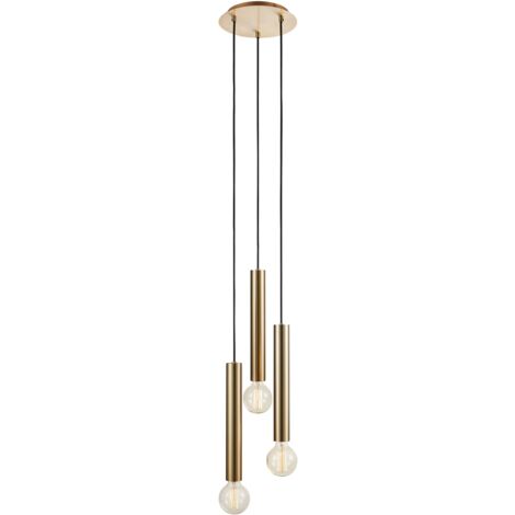 Markslojd SENCILLO Cluster Drop Plafonnier Rond 3 Lumière Laiton (1/3)