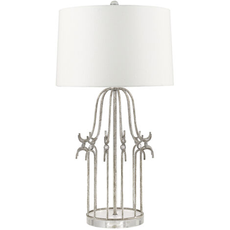 Elstead Stella - 1 lampe de table lumineuse argent, E27 (1/2)