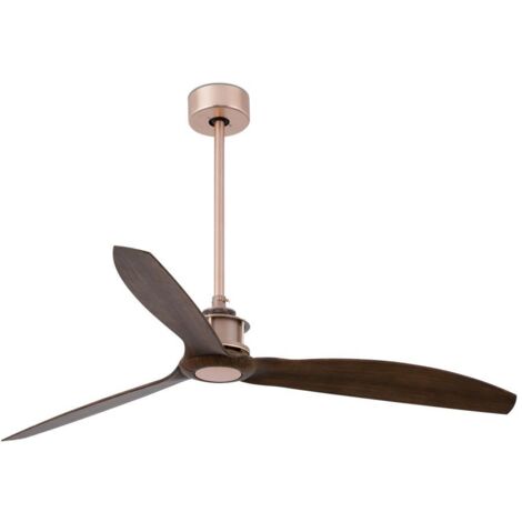 Faro Barcelona – Ventilateur de plafond 3 pales – Moteur DC basse consommation – 6 vitesses réglables – Débit d'air 145,7 m³/min – Pour espaces jusqu'à 17,6 m²