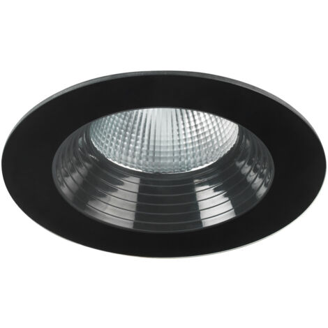 Leds-C4 Dako - Downlight LED Extérieur Encastré Noir 8cm 695lm 3000K IP65 (1/2)