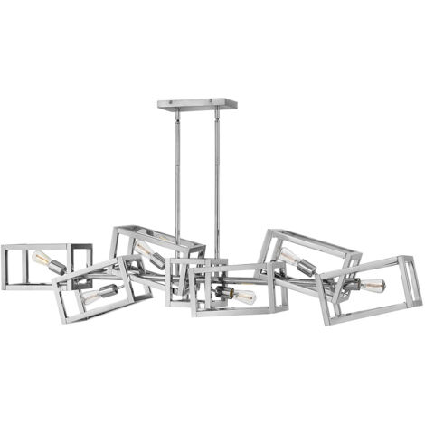 Ensemble Hinkley Fredrick Ramond Suspension à 6 Lumières Nickel Poli (1/5)