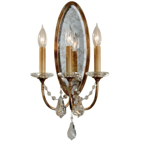Elstead Valentina - Applique murale d'intérieur à 3 ampoules, bronze, E14 (1/5)