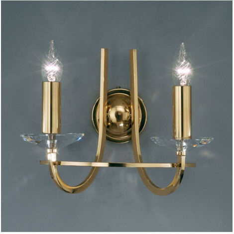 Kolarz IMPERIAL - Applique Murale Bougie Classique Laiton Anglais, 2x E14 (1/4)