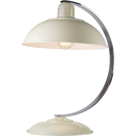 Elstead Franklin - Lampe de bureau 1 lumière Oyster White, E27 (1/4)