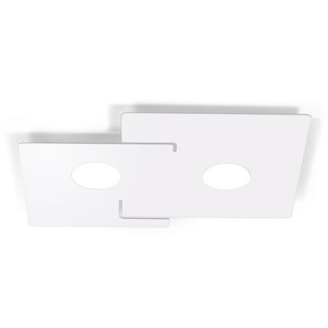 Kolarz SQUARE - Plafonnier Lifestyle - Fini Blanc, 2x GX53 (1/5)