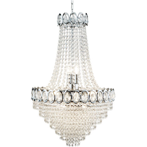 Searchlight Louis Philipe - Lustre à 11 ampoules au fini chromé, E14 (1/4)