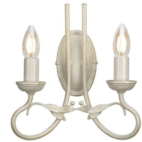 Elstead Olivia - Applique murale d'intérieur à 2 ampoules, or, ivoire, E14 (1/5)