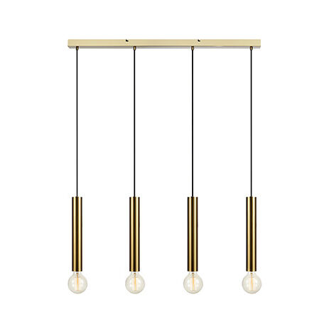Markslojd SENCILLO Barre de suspension au plafond à 4 lumières en laiton (1/3)