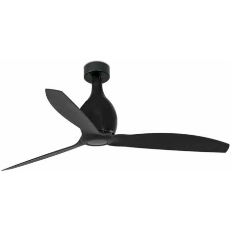 Ventilateur de plafond Faro Mini Eterfan noir mat 3 pales avec moteur DC (1/5)