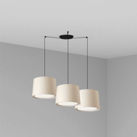 Faro CONGA - Plafonnier Cluster Noir, E27