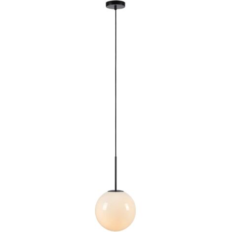 Markslojd DIONE Suspension Plafonnier 1 Globe Light Blanc, Noir (1/3)